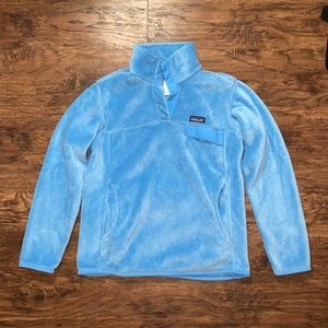 Blue Patagonia Re-Tool Snap-T Fleece Pullover, L